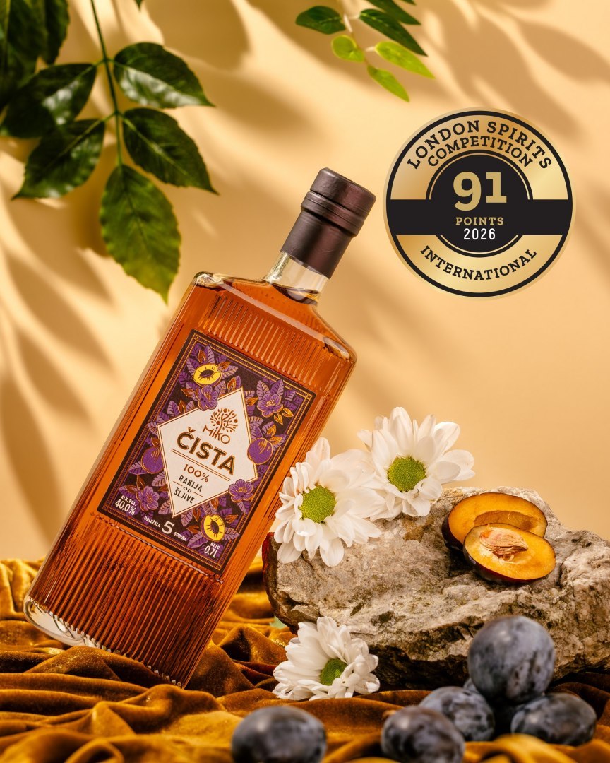 MIKO šljivovica osvaja zlato na London Spirits Competition